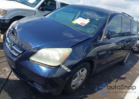 2006 Honda Odyssey Ex-L z USA, uszkodzony, nr VIN 5FNRL386X6B053324